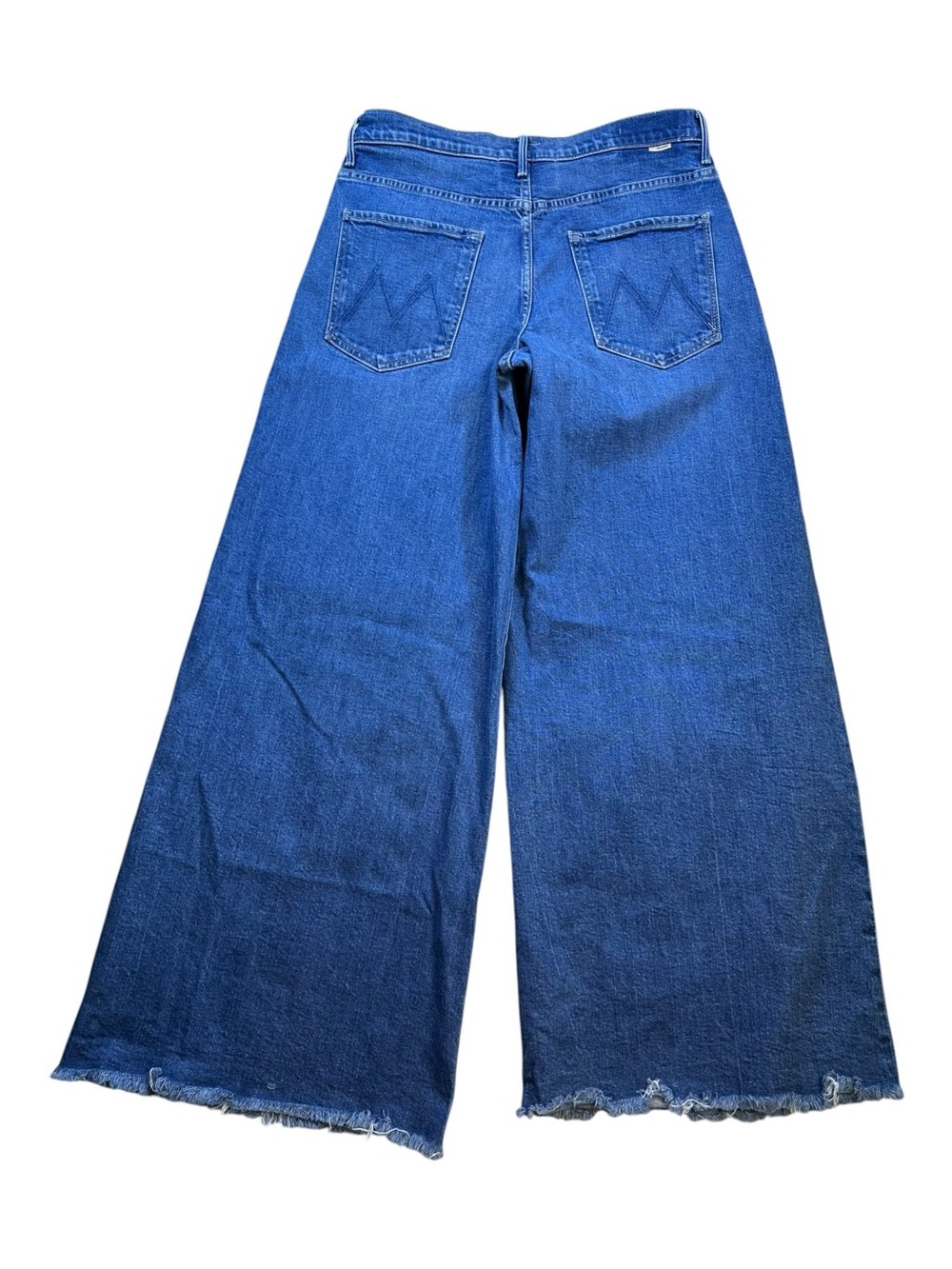 MOTHER Superior The Swisher Sneak Fray Punch Buggy Wide Leg Jeans Size 30 - Picture 2 of 13